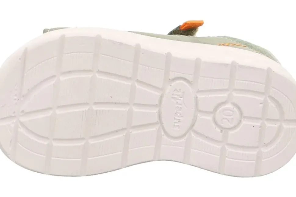 superfit LAGOON Sandale mit Klettverschluss hellgrün/orange S13 1-000510-7500