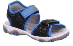 superfit MIKE3.0 SCHWARZ/BLAU Sandale Leder 0-609466-0000
