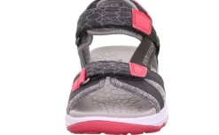 superfit Sandale CRISS CROSS grau pink Trekking 1-000580-2000