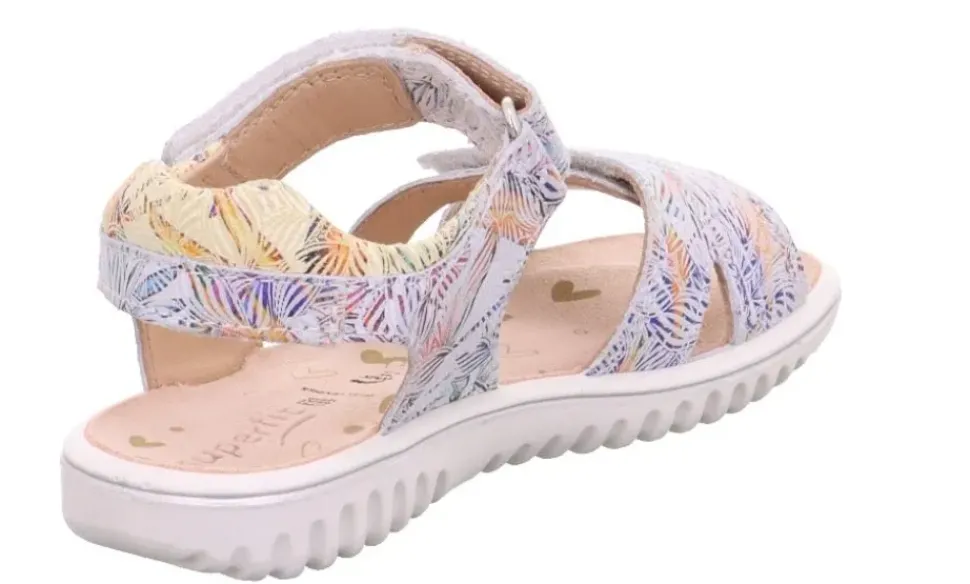 SUPERFIT SPARKLE Sandale Weiss Mehrfarbig 1-609004-1000