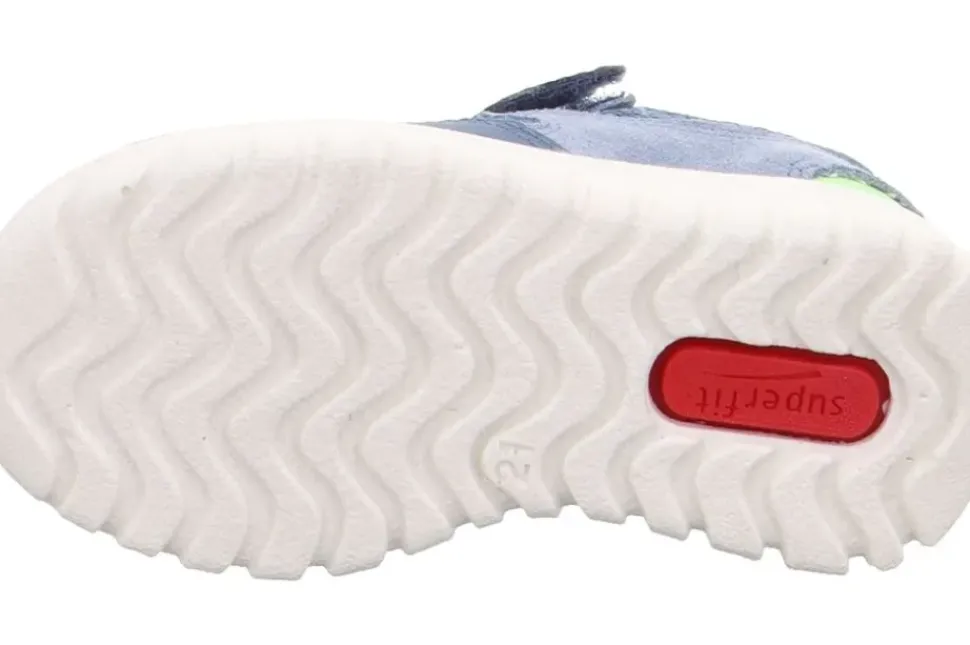 superfitSPORT7 MINI - Blau/Hellgrün Sneaker low mit Klettverschluss S13 1-006204-8000