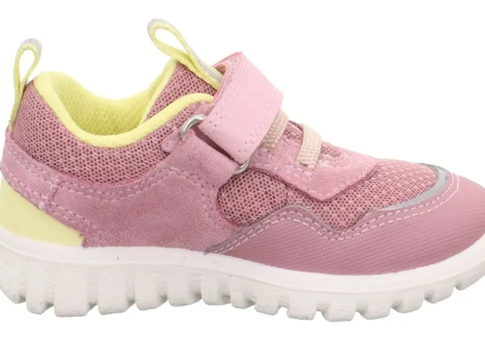 superfit SPORT7 MINI - Rosa/Gelb Sneaker low mit Klettverschluss S13 1-006204-5500