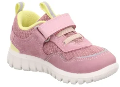 superfit SPORT7 MINI - Rosa/Gelb Sneaker low mit Klettverschluss S13 1-006204-5500