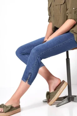 Toni Perfect Shape 7/8 Jeans blau used Noos  11-28/1107-8