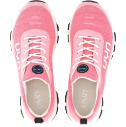UYN LADY AIR DUAL XC Damen Sneaker Merinowolle grün, pink S13 Y100161