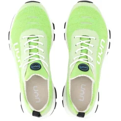 UYN LADY AIR DUAL XC Damen Sneaker Merinowolle grün, pink S13 Y100161