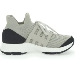 UYN SX4 Wanderschuh Damen Sneaker Strumpfschuh Yak- Wolle grün, grau S22 Y100159-93
